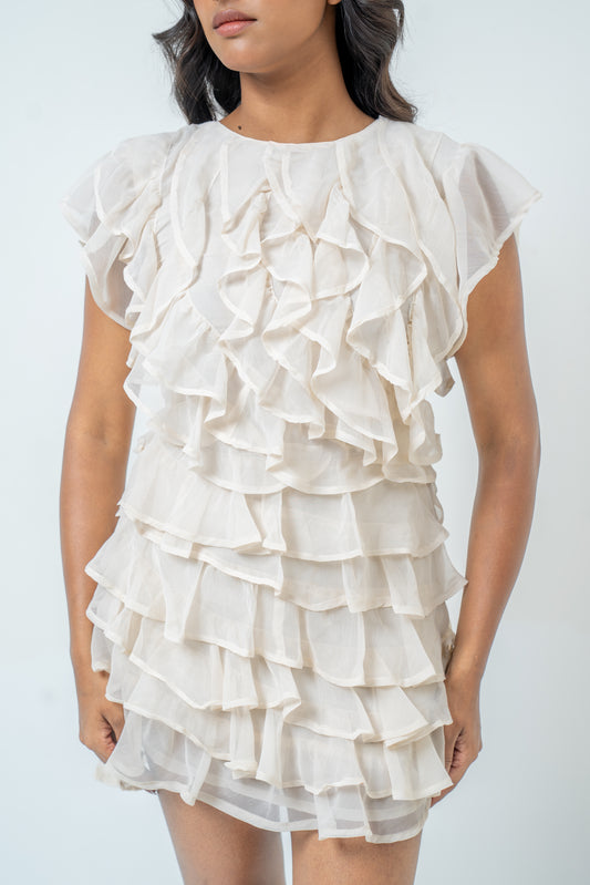 Soft ruffle dress