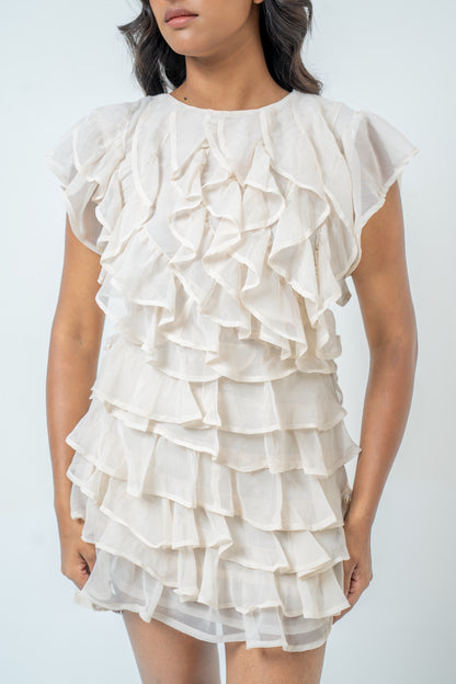 Soft ruffle dress