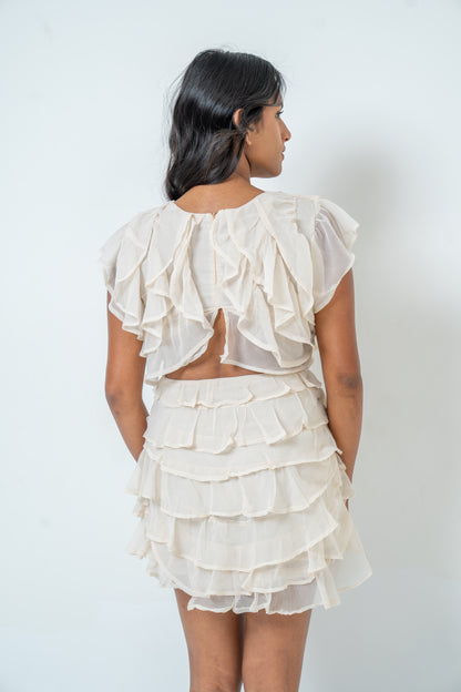 Soft ruffle dress