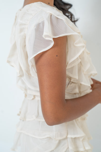 Soft ruffle dress