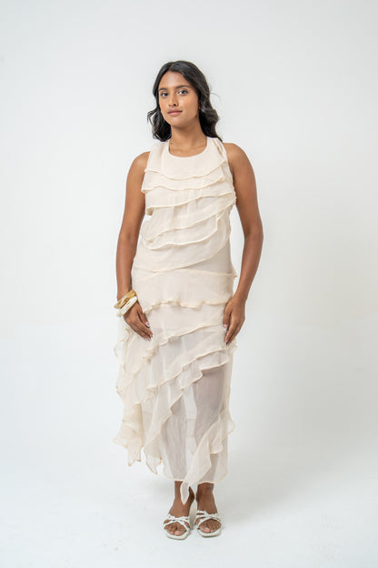 The Long Frill Dress