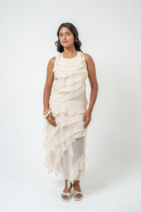 The Long Frill Dress