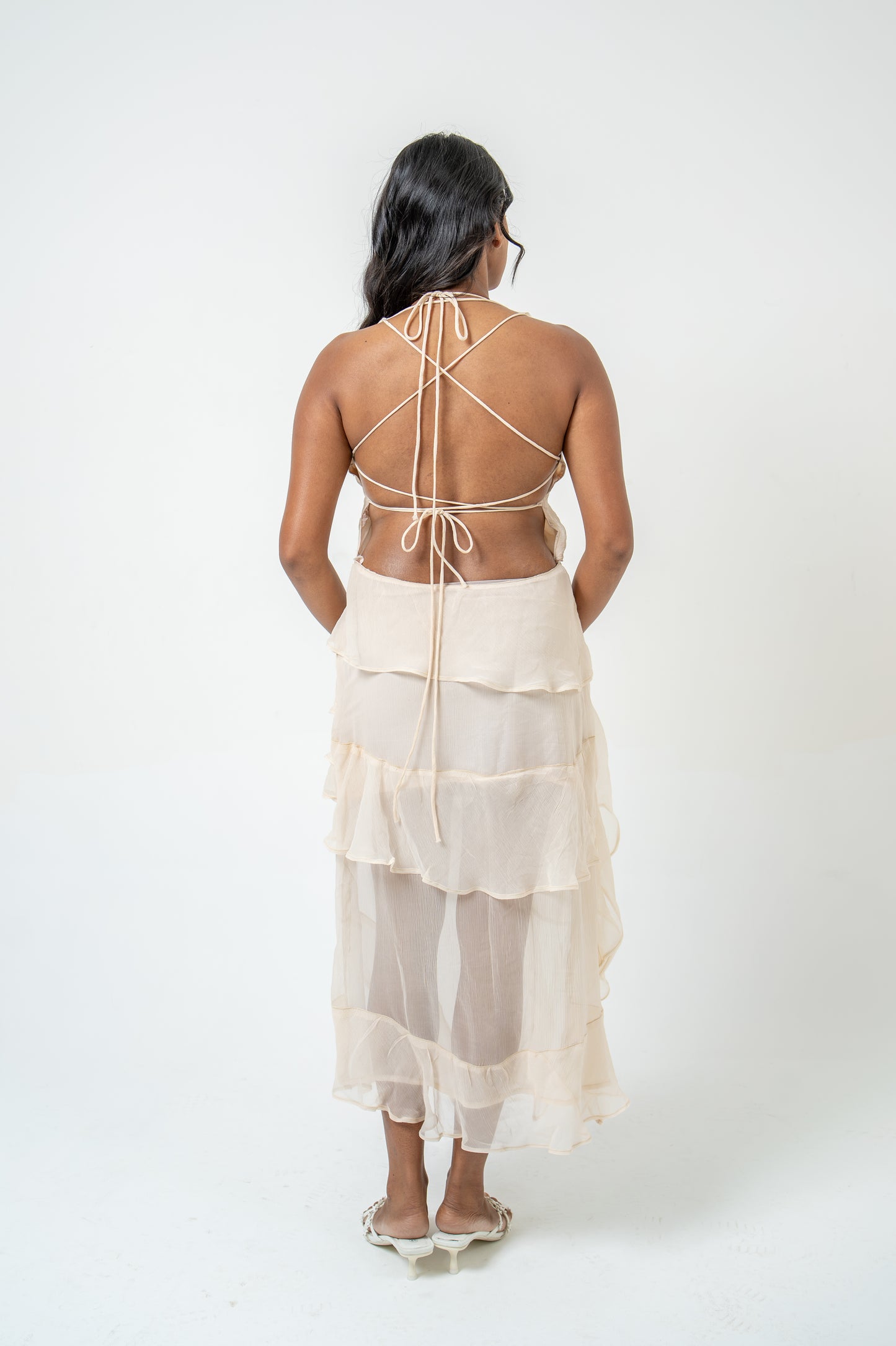 The Long Frill Dress