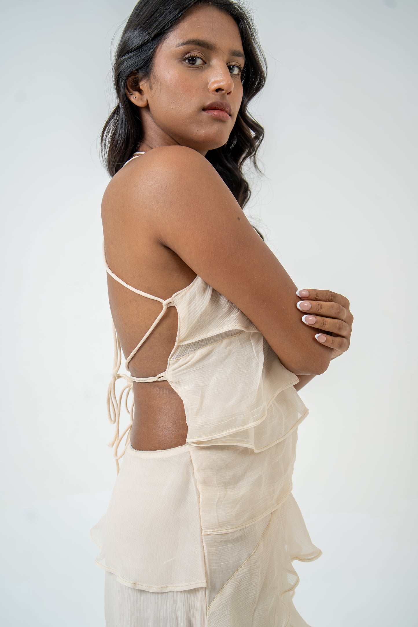 The Long Frill Dress