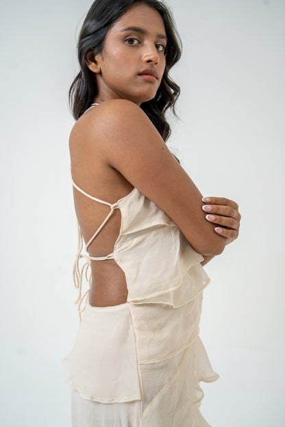 The Long Frill Dress