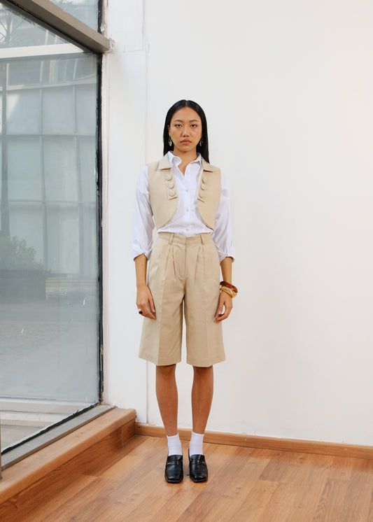 SERENE OPEN BUTTONED VEST