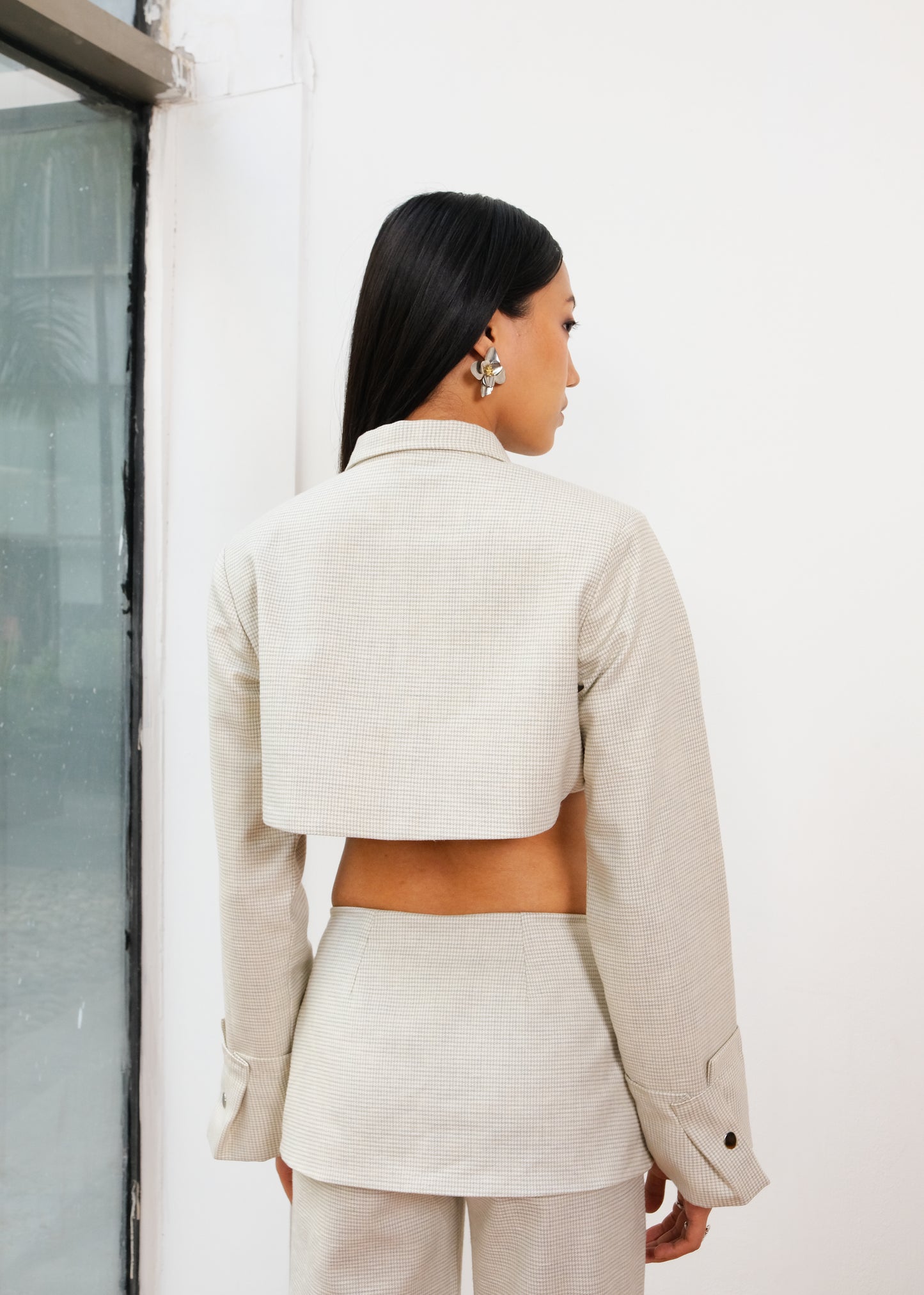 CROPPED PADDED BLAZER