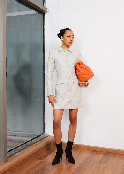 ESSENTIAL BUTTONED DRESS