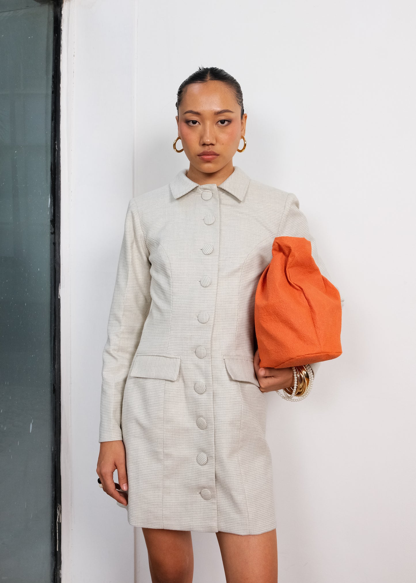 ESSENTIAL BUTTONED DRESS