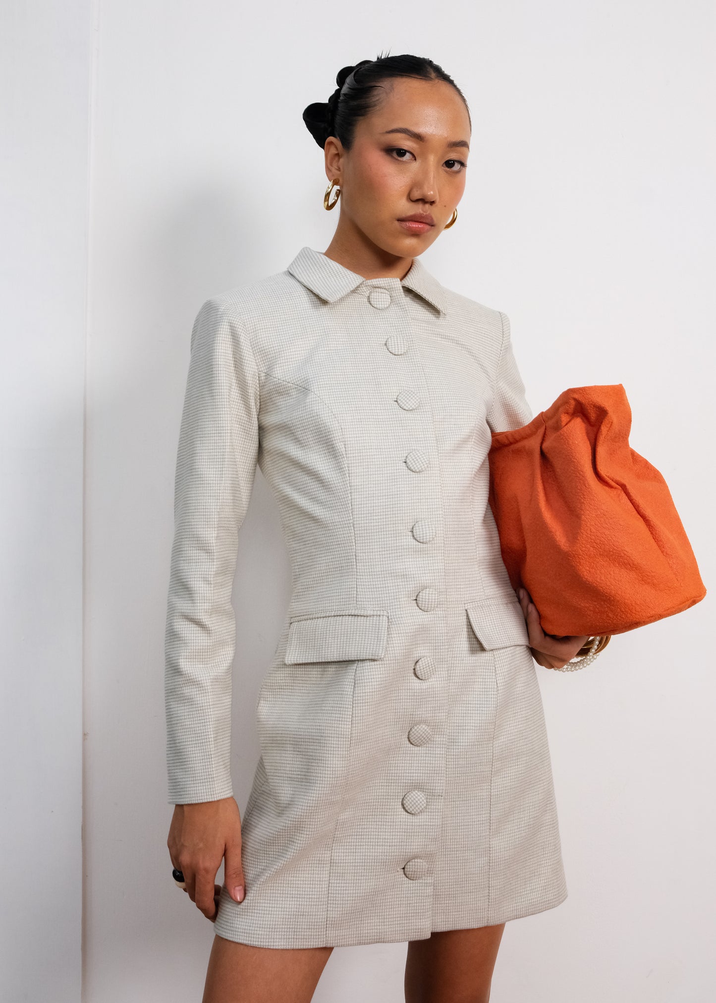 ESSENTIAL BUTTONED DRESS