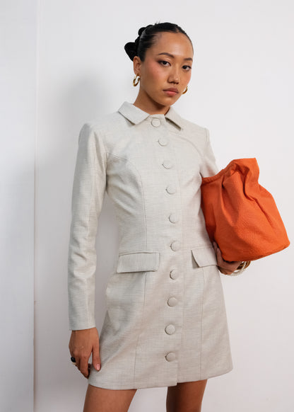 ESSENTIAL BUTTONED DRESS