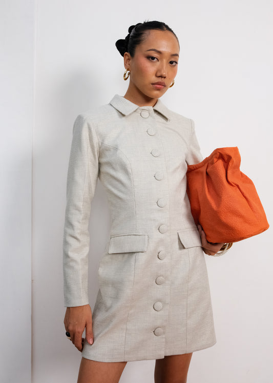 ESSENTIAL BUTTONED DRESS